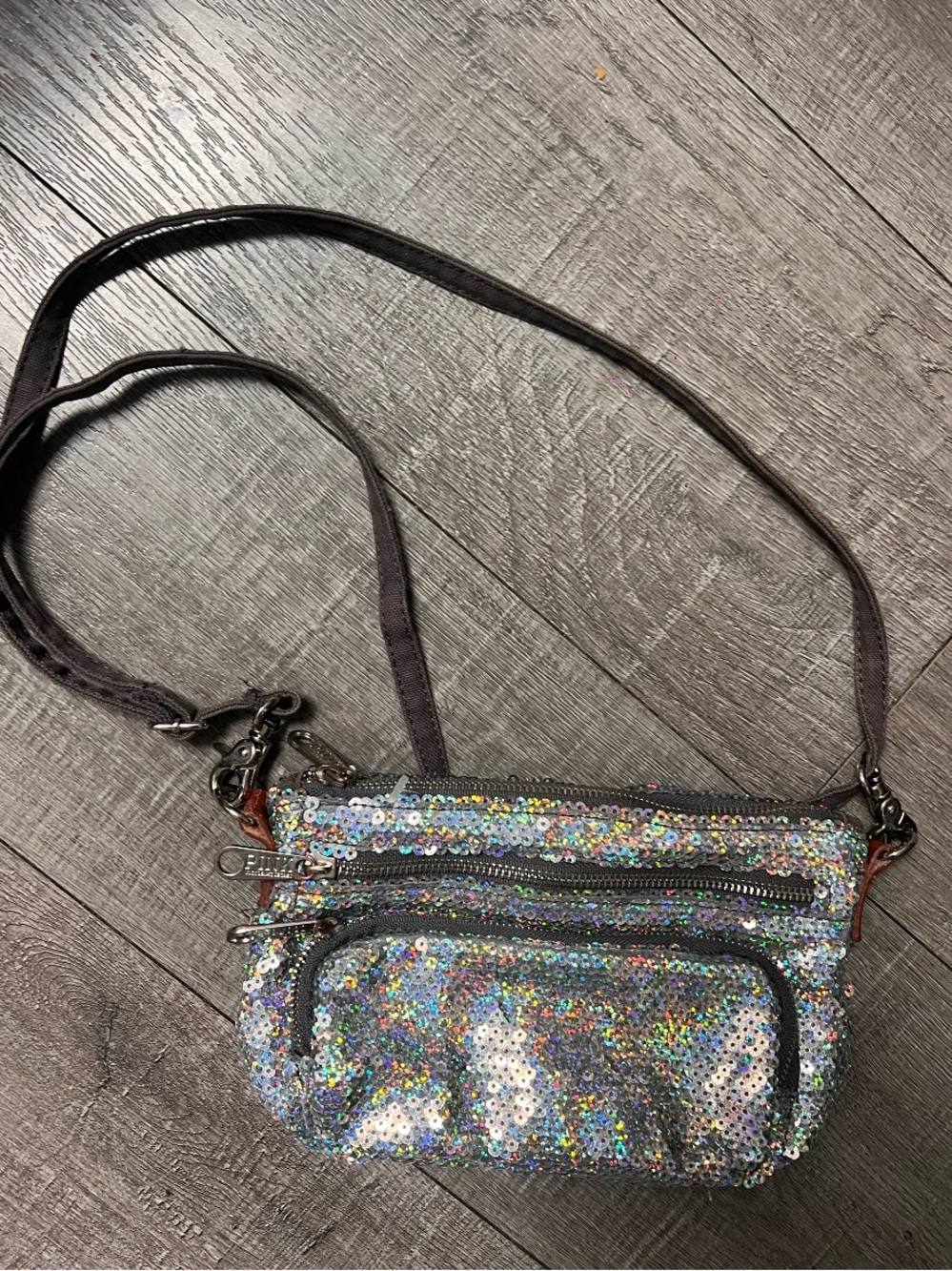 Victoria's Secret PINK Vintage
90s Y2K Sequin Bling Cross
Body Shoulder
